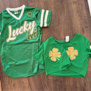 St pattys day couples shirts